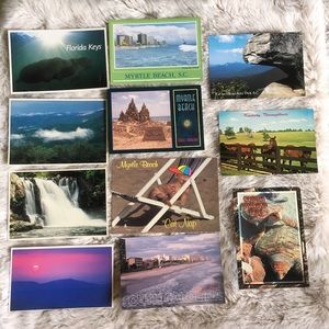 Lot of 11 Vintage 1980s-90s US Postcards